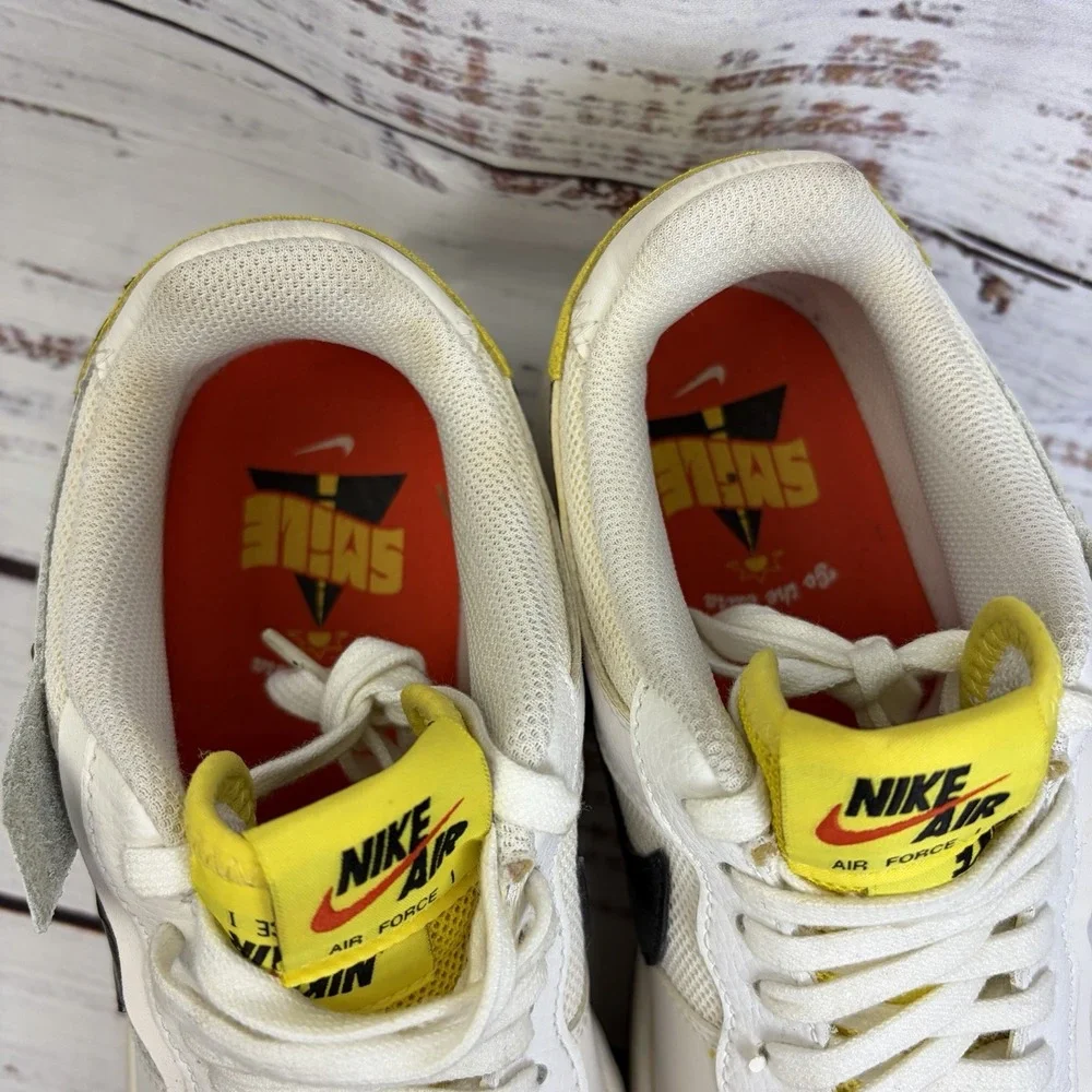 Nike Air Force 1 Shadow 'Go the Extra Smile' White Sneakers, Size 7.5 DO5872-100